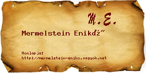 Mermelstein Enikő névjegykártya